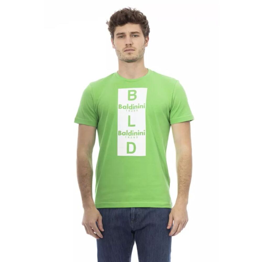 Baldinini Trend Green Cotton Men Men's T-Shirt